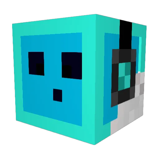 LilRem03 Minecraft avatar head, 3D render