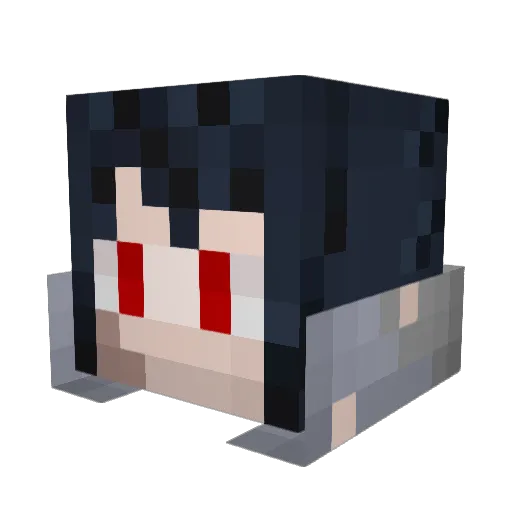 LilRice69 Minecraft avatar head, 3D render