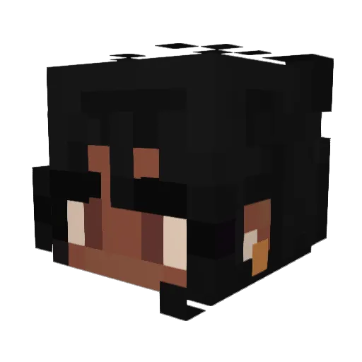 LilRipOff369 Minecraft avatar head, 3D render