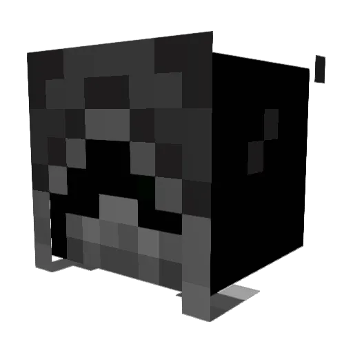 LilScuff Minecraft avatar head, 3D render
