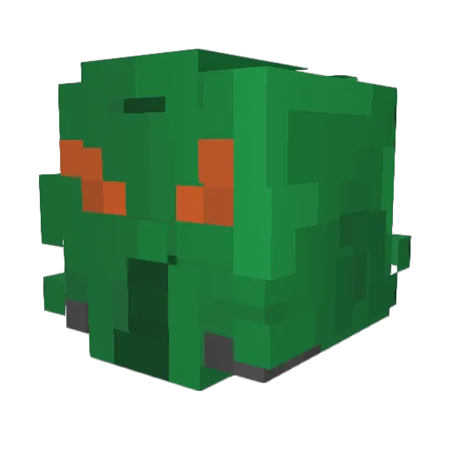 LilShima Minecraft avatar head, 3D render
