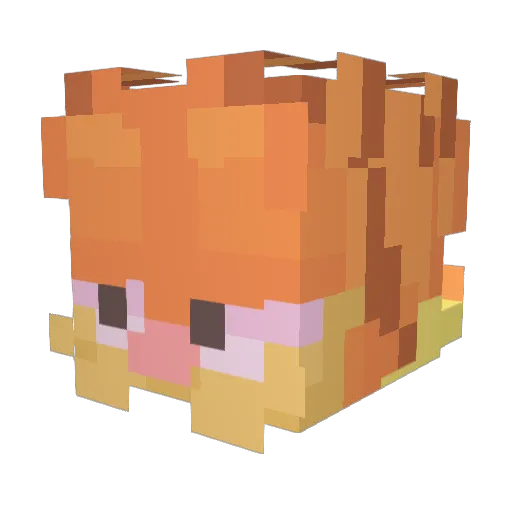 LilShrimp1sSilly Minecraft avatar head, 3D render