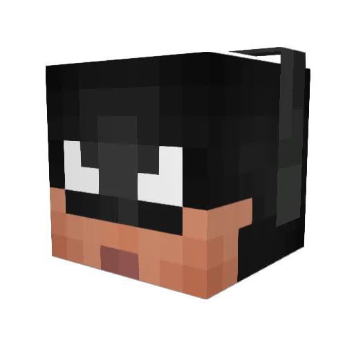 LilSkittles97 Minecraft avatar head, 3D render