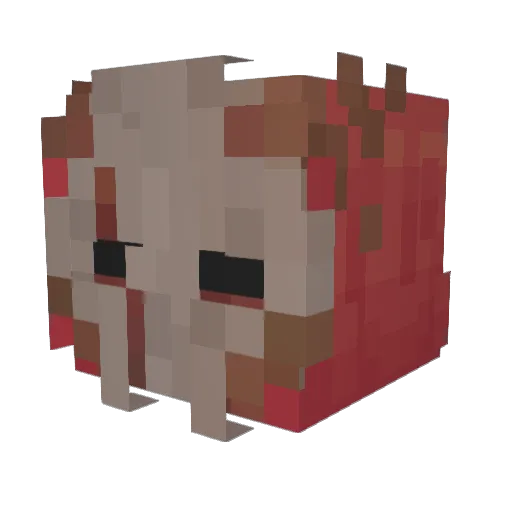 LilSly0 Minecraft avatar head, 3D render