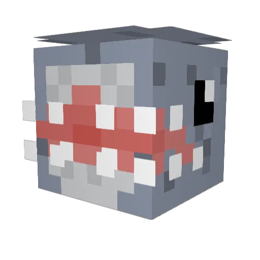 LilSnuse Minecraft avatar head, 3D render