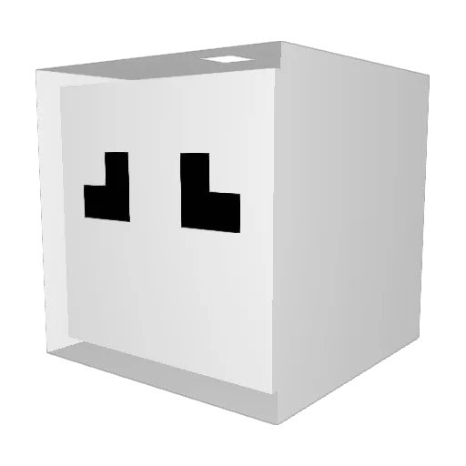 LilSpaceBun Minecraft avatar head, 3D render