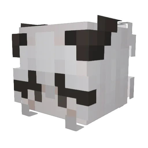 LilSpookyMeh Minecraft avatar head, 3D render