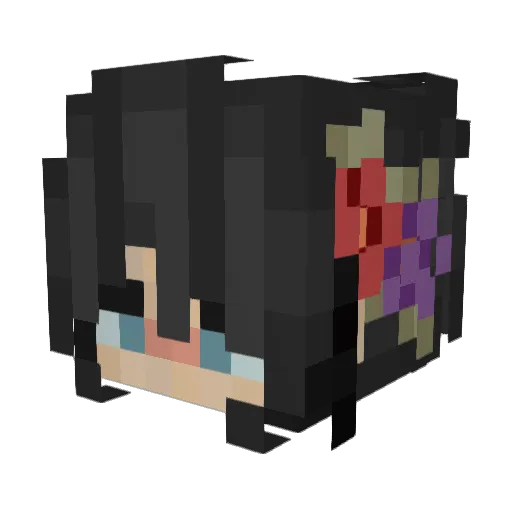 LilSprou7 Minecraft avatar head, 3D render