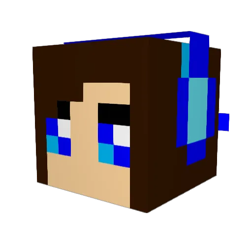 LilSteph93 Minecraft avatar head, 3D render
