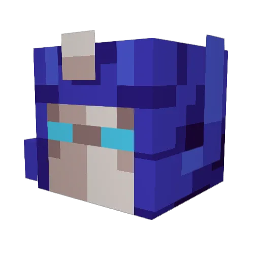 LilTenTen78 Minecraft avatar head, 3D render