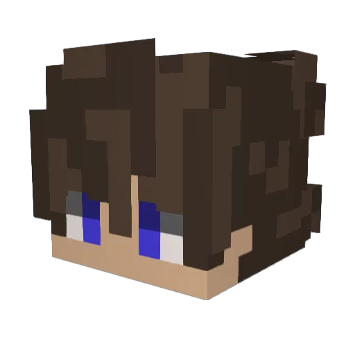 LilTrzzy Minecraft avatar head, 3D render