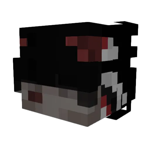LilVhf Minecraft avatar head, 3D render