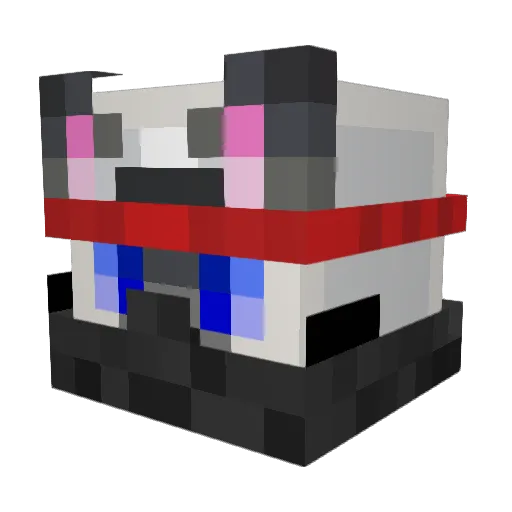 LilW0lfie Minecraft avatar head, 3D render