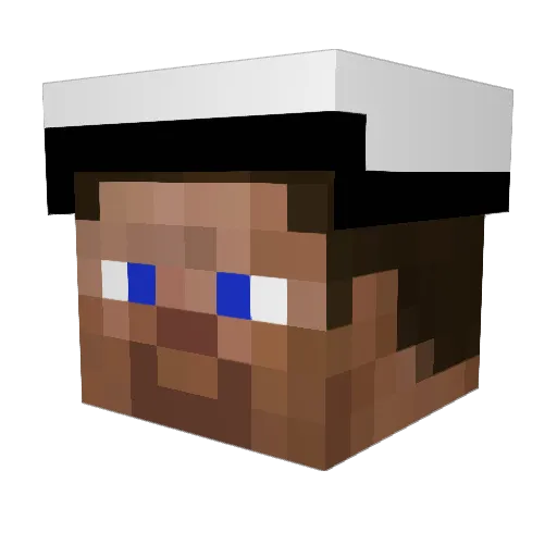 LilYachtMan Minecraft avatar head, 3D render