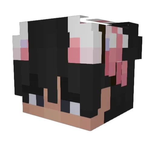 LilZino Minecraft avatar head, 3D render