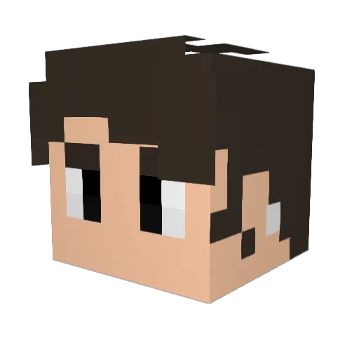 LilZodd Minecraft avatar head, 3D render