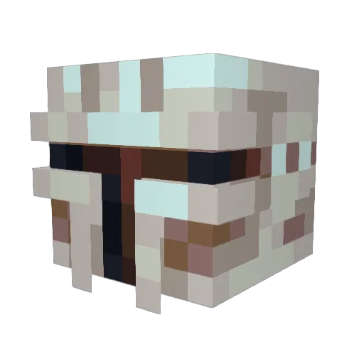 LilZones Minecraft avatar head, 3D render