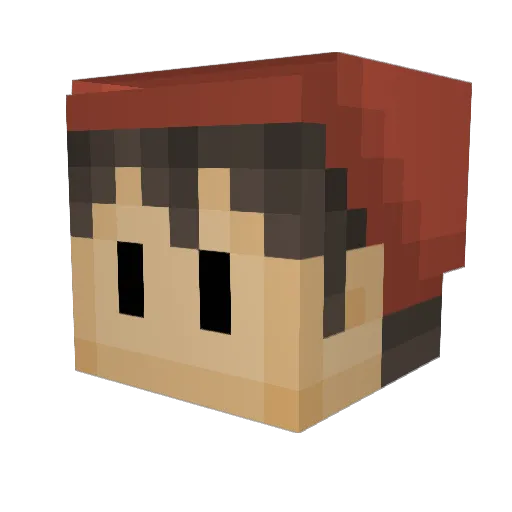 Lil_4ndy Minecraft avatar head, 3D render