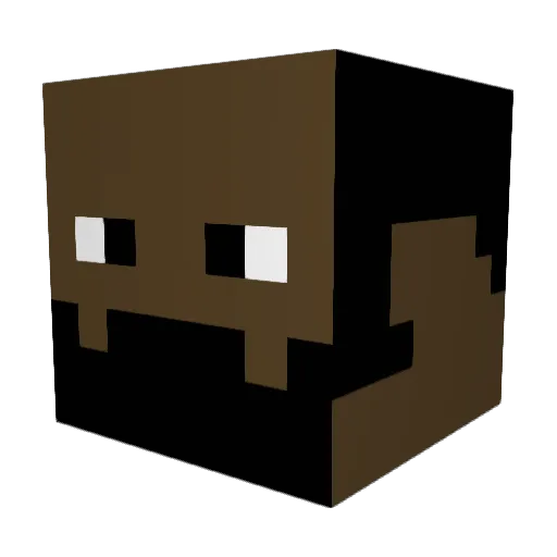 Lil_Bambino Minecraft avatar head, 3D render