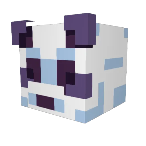 Lil_Boots Minecraft avatar head, 3D render
