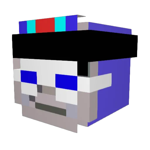 Lil_Chris2 Minecraft avatar head, 3D render