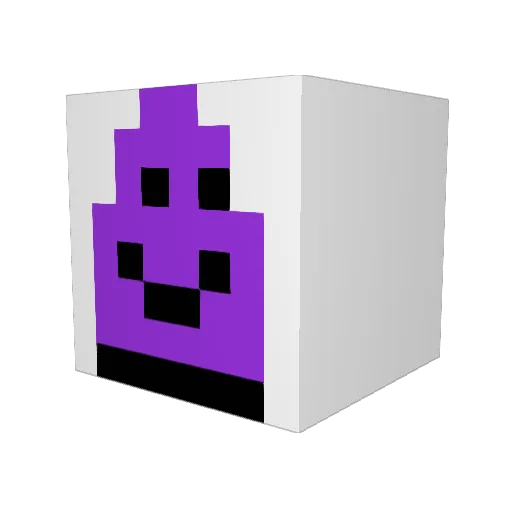 Lil_Crayon_ Minecraft avatar head, 3D render