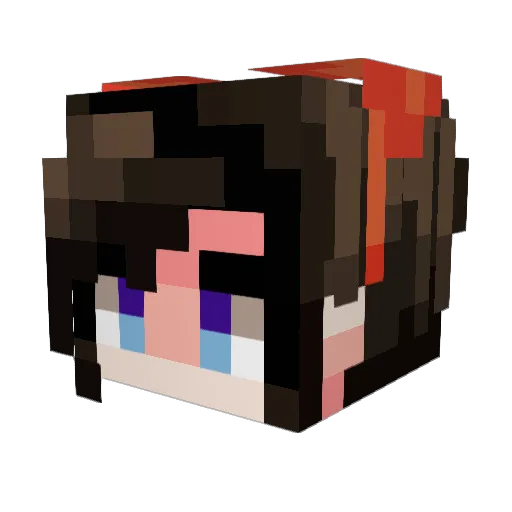 Lil_Eggu6 Minecraft avatar head, 3D render
