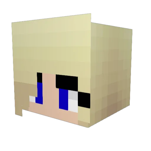 Lil_Harley Minecraft avatar head, 3D render