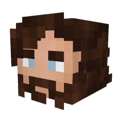 Lil_Jblanca Minecraft avatar head, 3D render