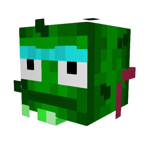 Lil_Jefff Minecraft avatar head, 3D render