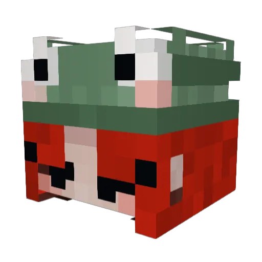 Lil_Korok Minecraft avatar head, 3D render