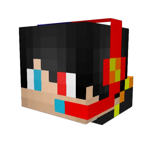 Lil_Lake Minecraft avatar head, 3D render