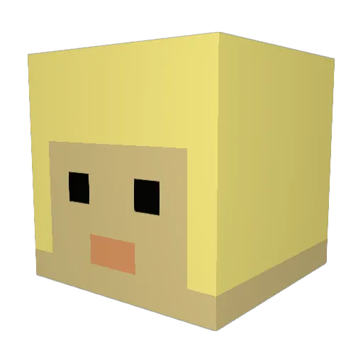 Lil_Lappy Minecraft avatar head, 3D render