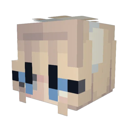 Lil_Mags Minecraft avatar head, 3D render