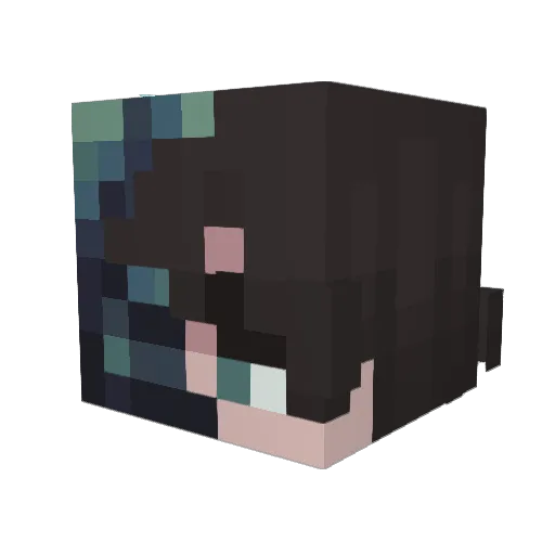 Lil_MeLzz Minecraft avatar head, 3D render