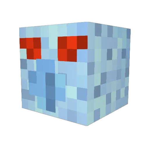 Lil_Moach Minecraft avatar head, 3D render