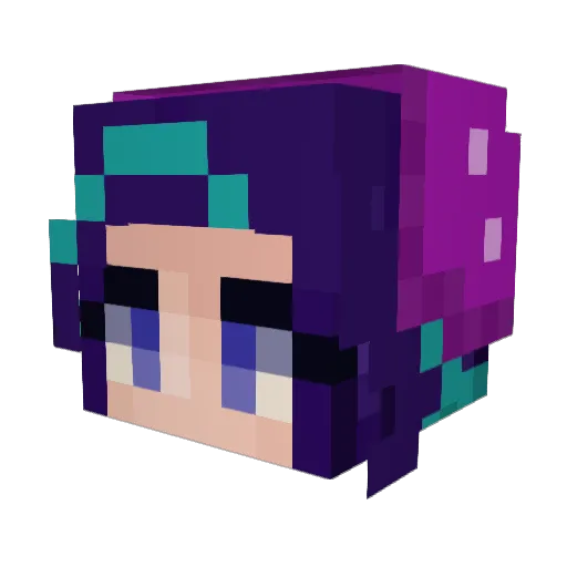 Lil_Monix_3 Minecraft avatar head, 3D render