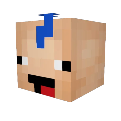 Lil_NoseBreaker Minecraft avatar head, 3D render