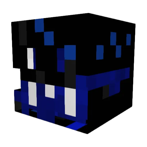 Lil_Nut_Butt Minecraft avatar head, 3D render