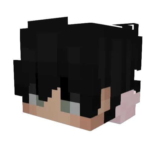 Lil_Playz Minecraft avatar head, 3D render