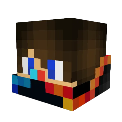 Lil_Robb3 Minecraft avatar head, 3D render