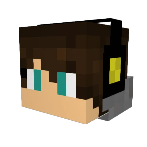 Lil_Rock67 Minecraft avatar head, 3D render