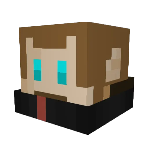 Lil_SHaWn Minecraft avatar head, 3D render