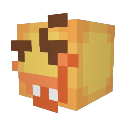 Lil_Skitlz Minecraft avatar head, 3D render