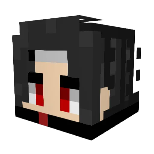 Lil_SpookY Minecraft avatar head, 3D render