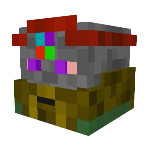Lil_Wonton23 Minecraft avatar head, 3D render