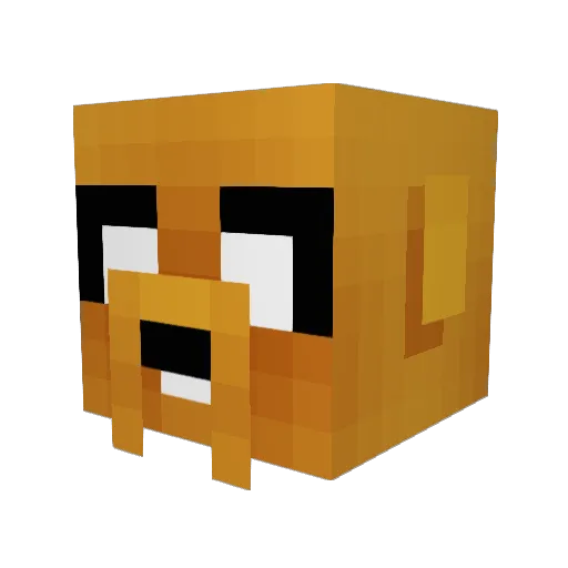 Lil_Xin Minecraft avatar head, 3D render