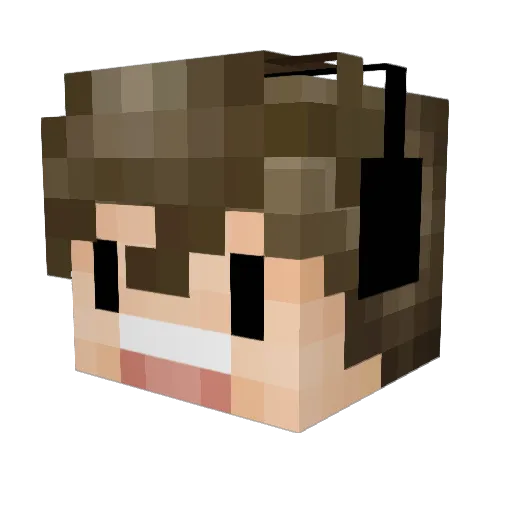 Lil_Yatty Minecraft avatar head, 3D render