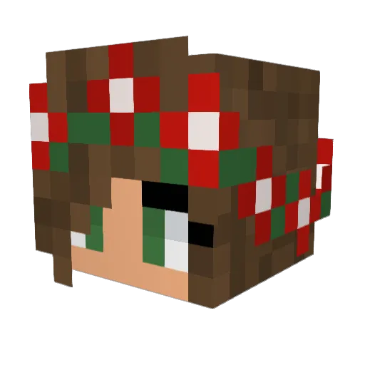 Lil_Yonka Minecraft avatar head, 3D render