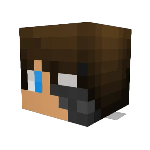 Lil_gaby Minecraft avatar head, 3D render